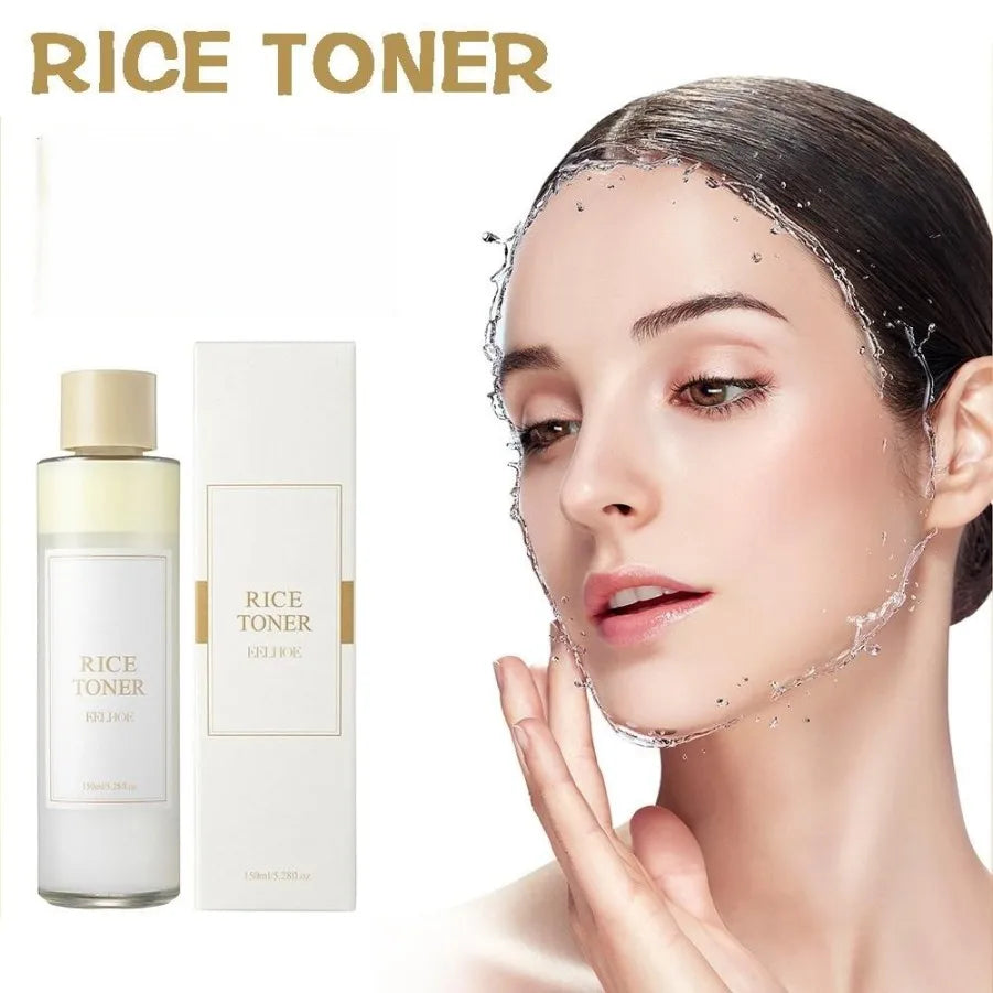 Rice Face Toner Moisturizing Water Brightening Lifting 150Ml Deep Facial Cleanser for Young Glowy Korean Skin Care